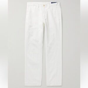 Polo Ralph Lauren Slim Fit Linen Cotton Blend Trousers